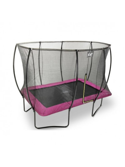 Батут EXIT Silhouette 244х366см рожевий